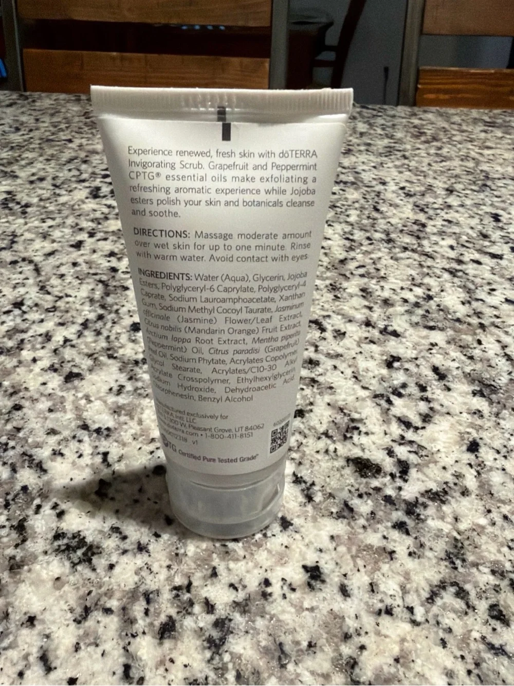 doTERRA Invigorating Scrub Grapefruit & Peppermint 70g New Sealed Tube